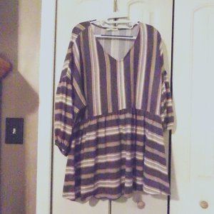 Long Sleeve Babydoll Tunic